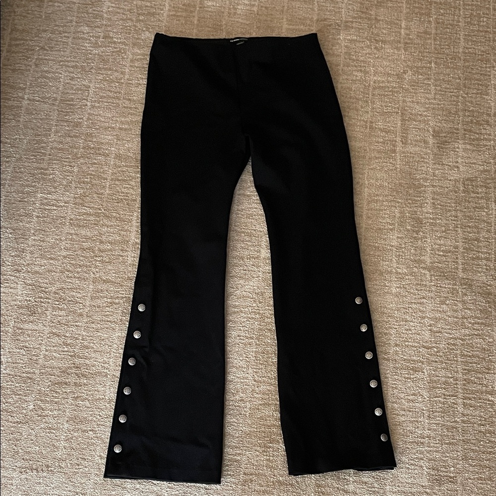 Fifteen Twenty Black Pants with Silver Buttons